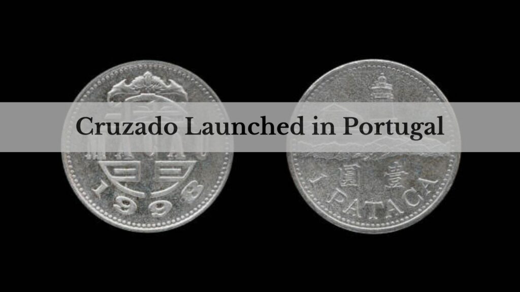 A detailed image of a Portuguese Cruzado coin, highlighting its historical significance.