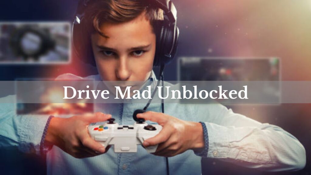 Drive Mad Unblocked gameplay showcasing tricky obstacles and a fun driving experience.